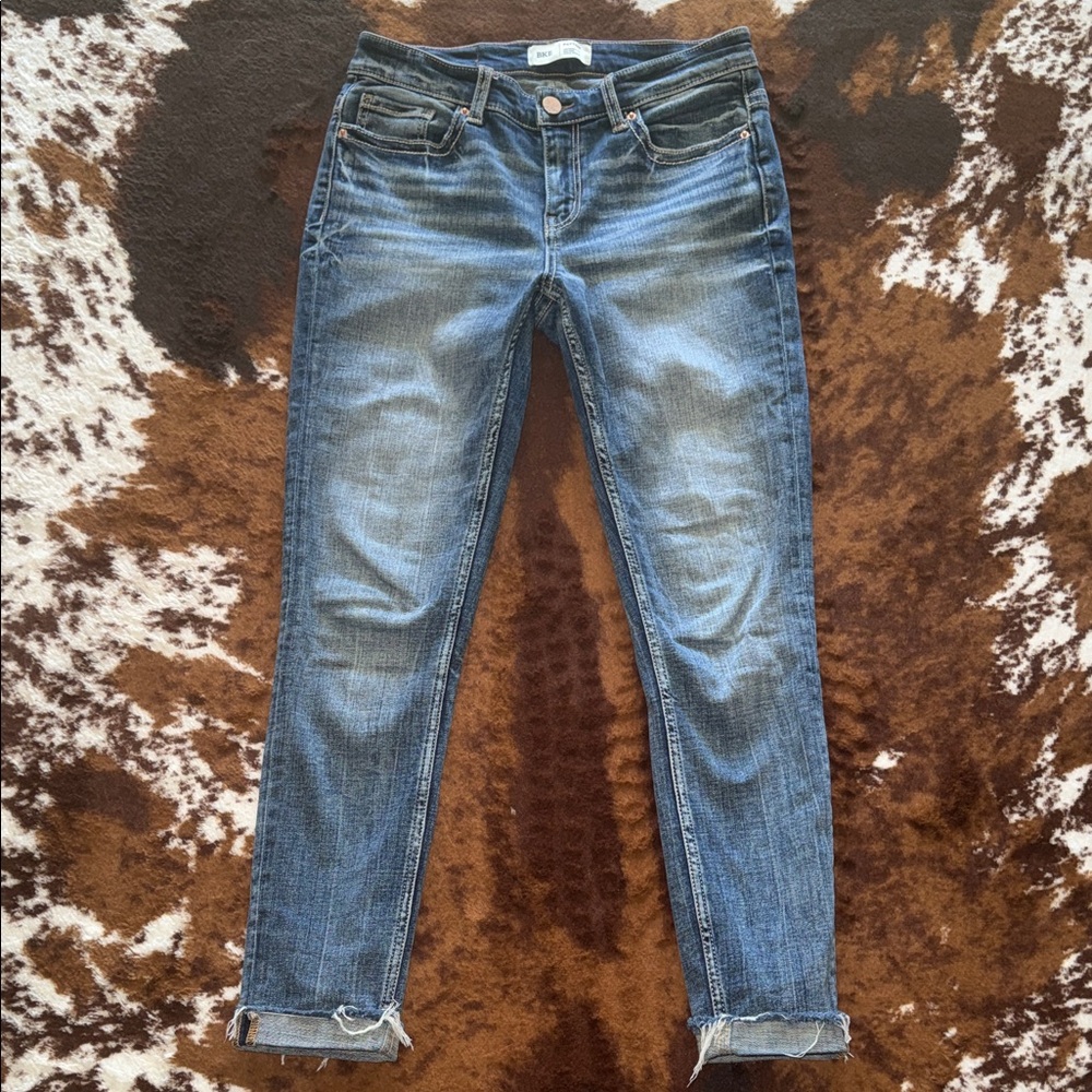 Buckle Women's Distressed Blue Skinny Jeans